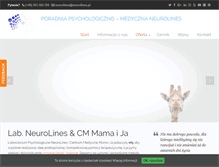 Tablet Screenshot of neurolines.pl